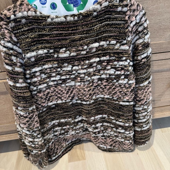Zara Special Edition Metallic Boucle Sweater Size Small - Picture 3 of 6
